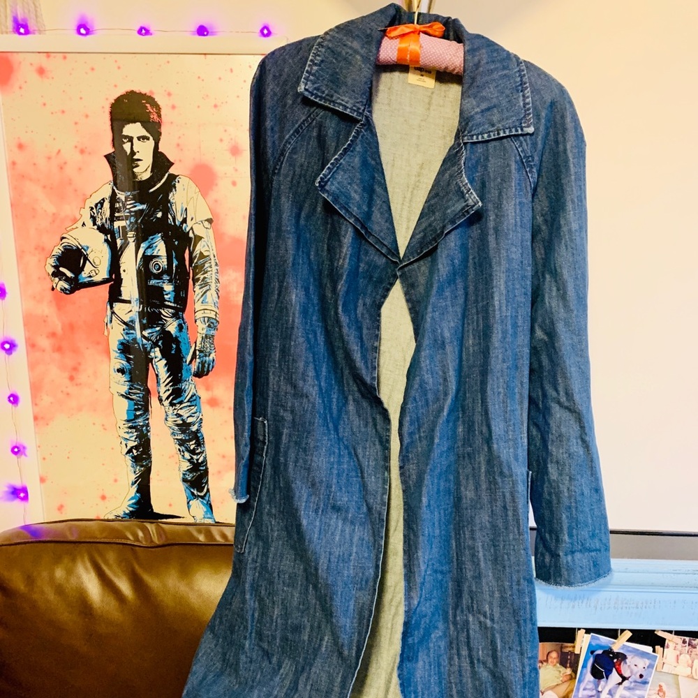 GAP 1969 SMALL Denim Duster/Trench